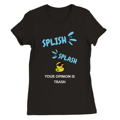 Splish Splash Womens Crewneck T-shirt