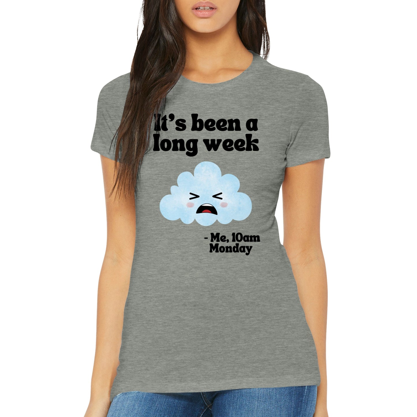 Long Week Womens Crewneck T-shirt