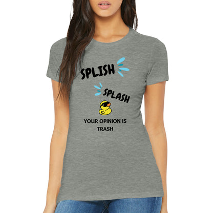 Splish Splash Womens Crewneck T-shirt