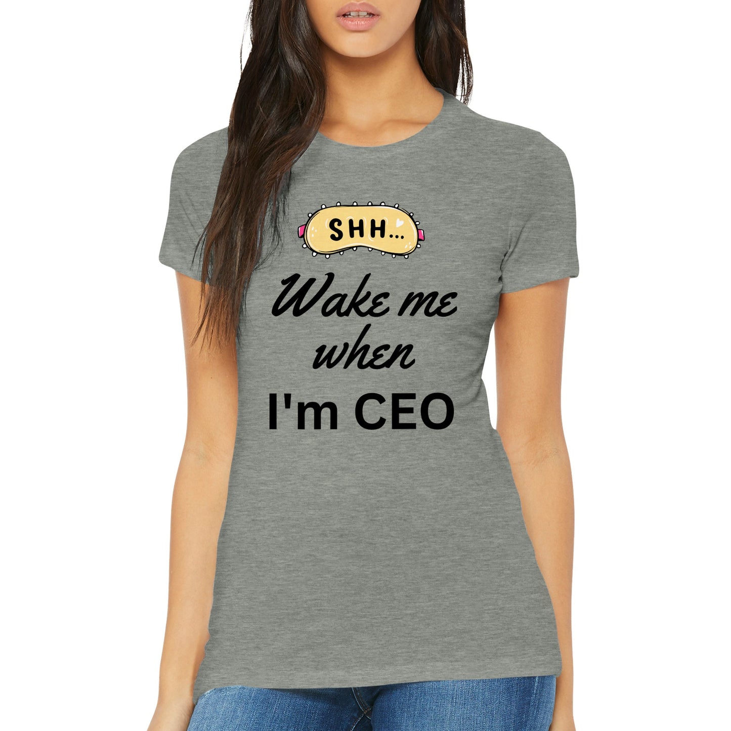 Wake Me Womens Crewneck T-shirt