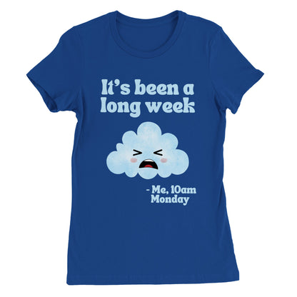 Long Week Womens Crewneck T-shirt