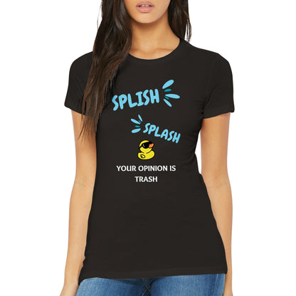 Splish Splash Womens Crewneck T-shirt