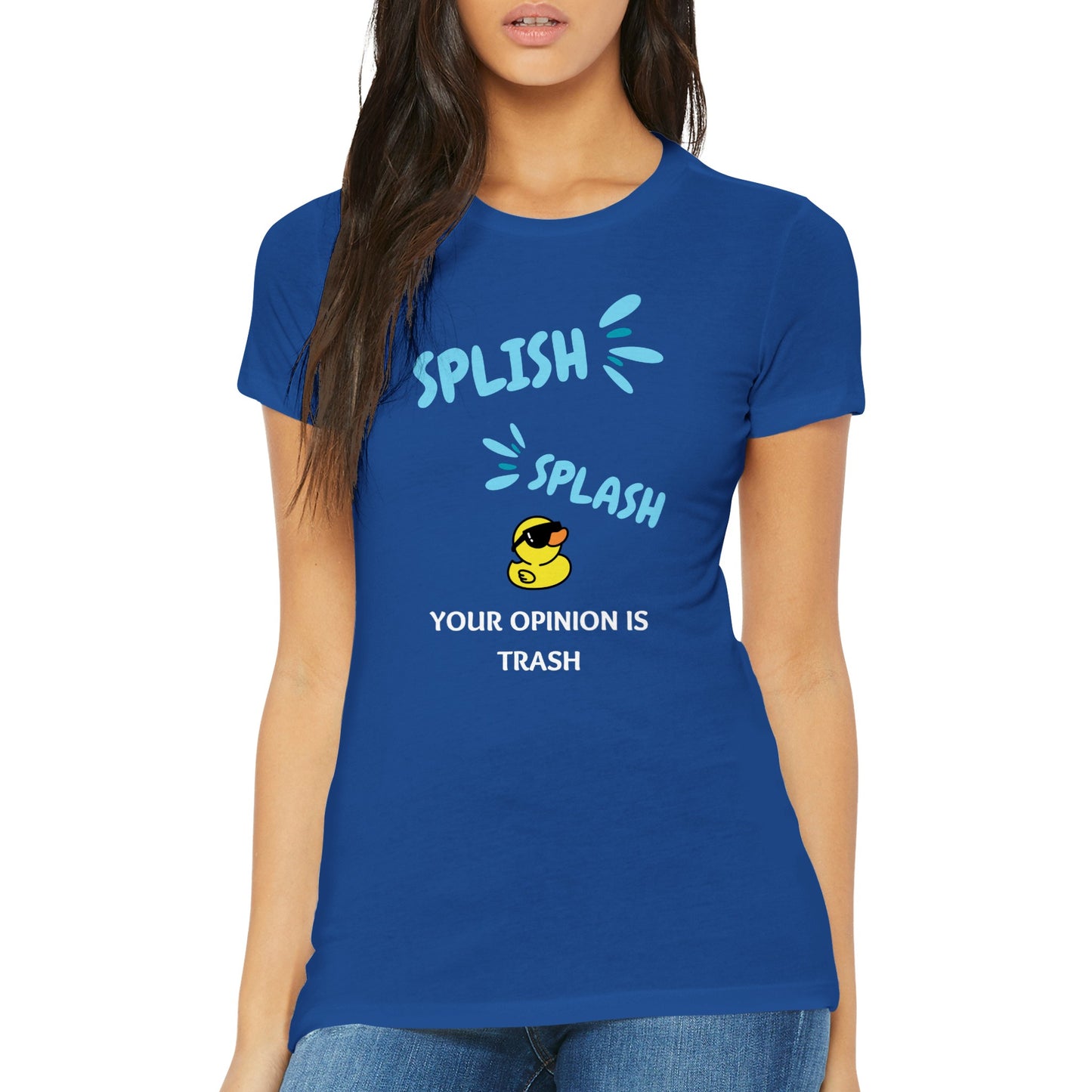 Splish Splash Womens Crewneck T-shirt