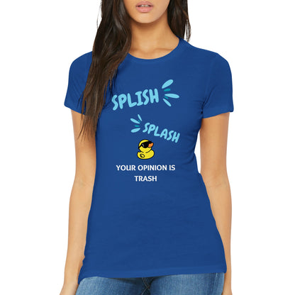 Splish Splash Womens Crewneck T-shirt