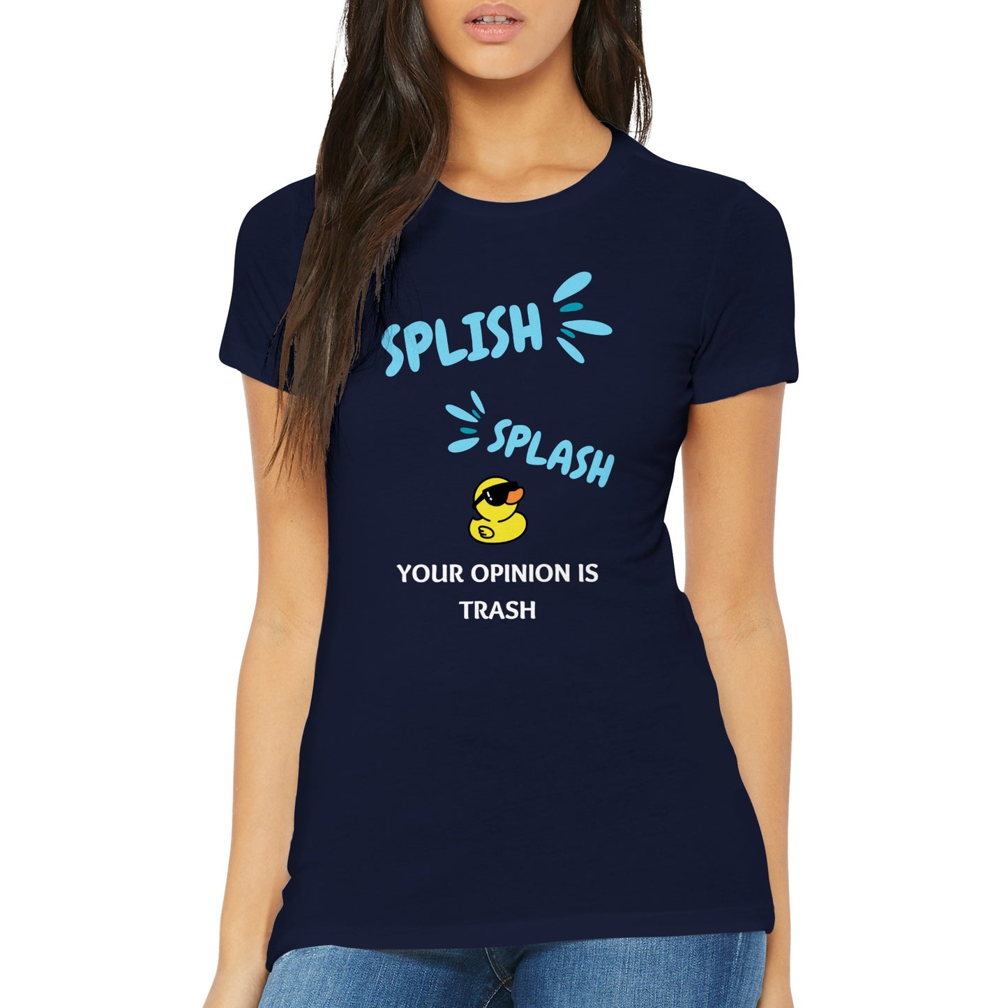 Splish Splash Womens Crewneck T-shirt