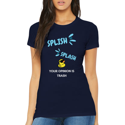 Splish Splash Womens Crewneck T-shirt