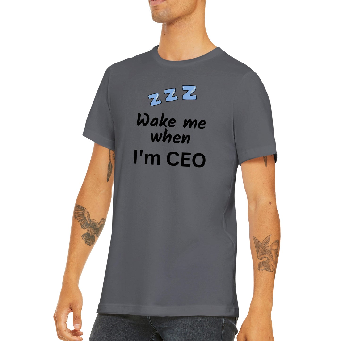 Wake Me Mens Crewneck T-shirt