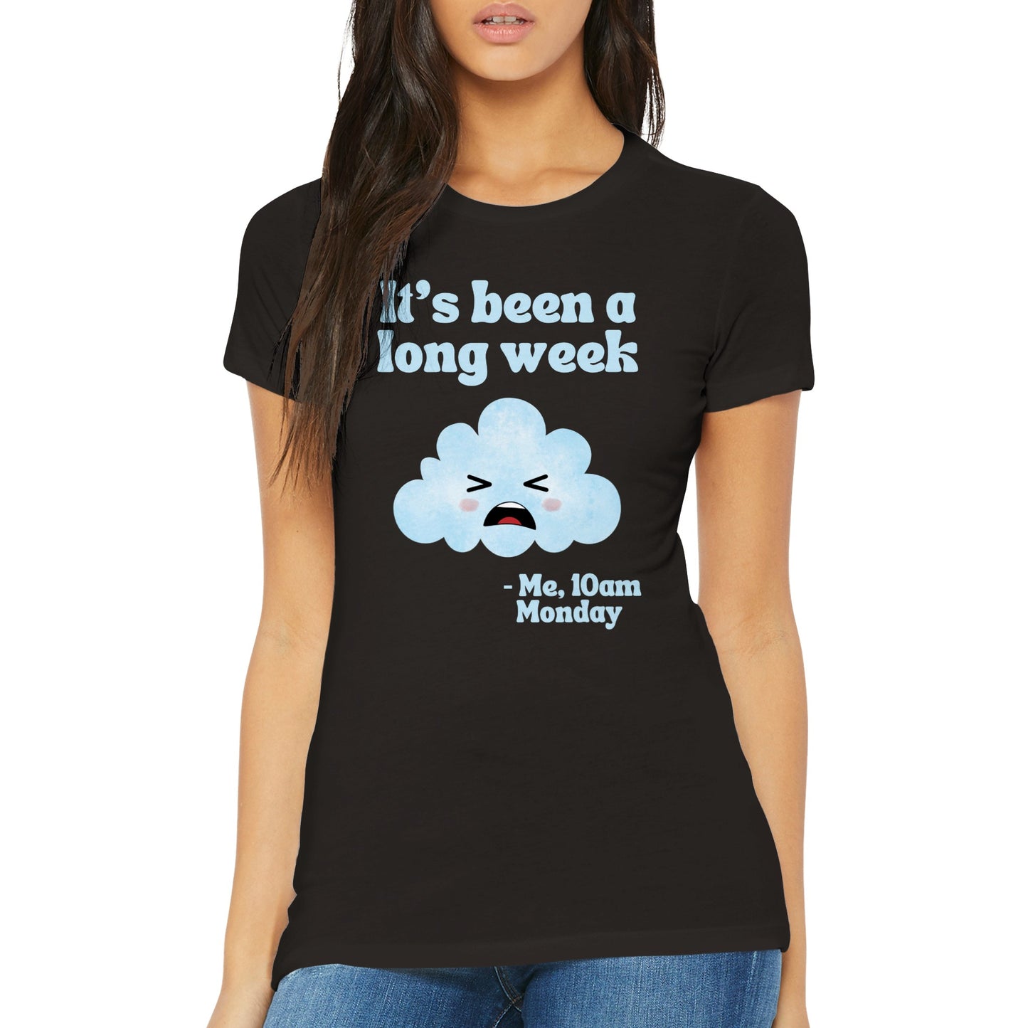 Long Week Womens Crewneck T-shirt