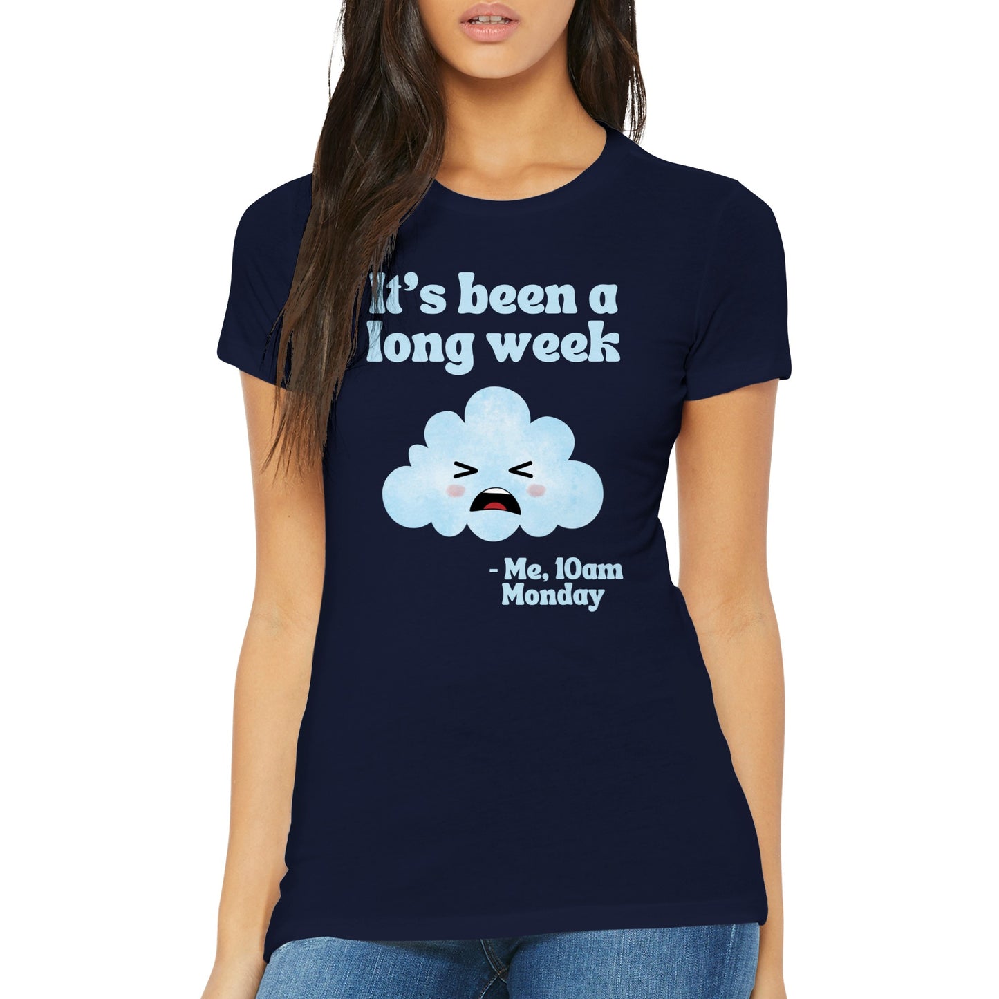 Long Week Womens Crewneck T-shirt