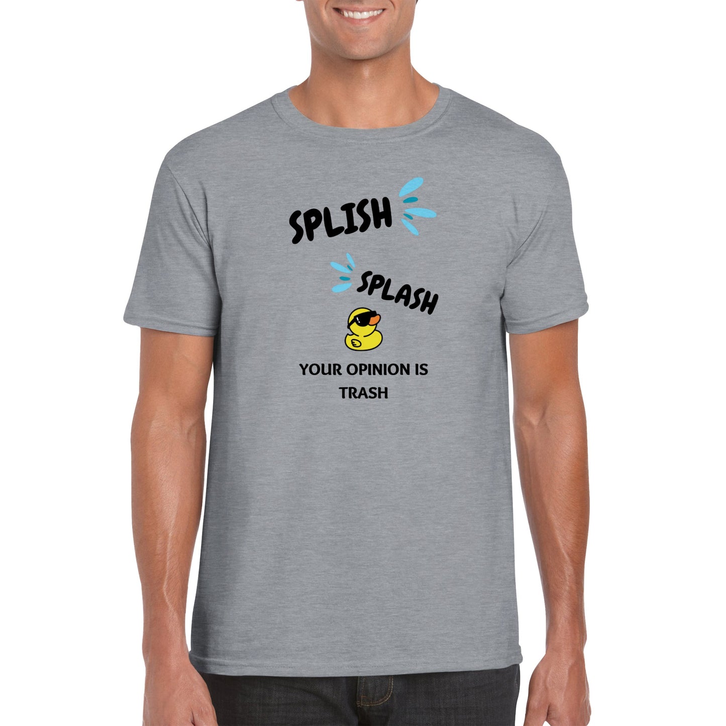 Splish Splash Mens Crewneck T-shirt