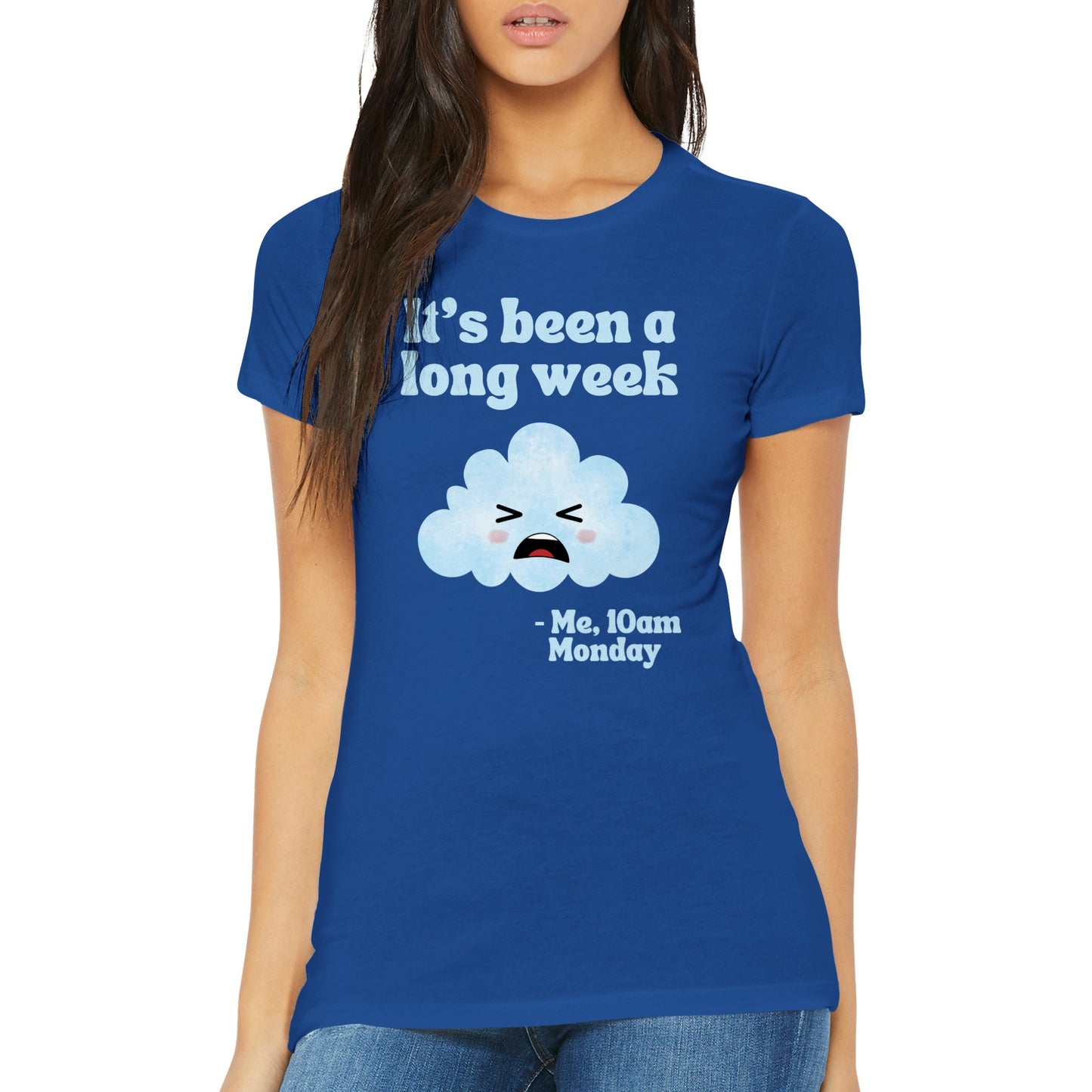 Long Week Womens Crewneck T-shirt