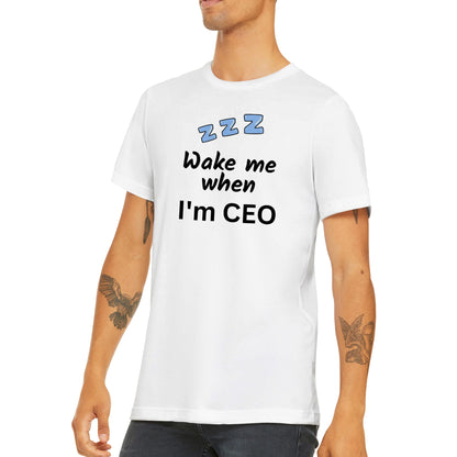 Wake Me Mens Crewneck T-shirt