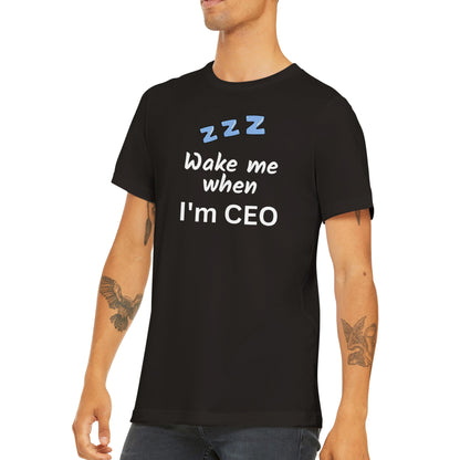 Wake Me Mens Crewneck T-shirt