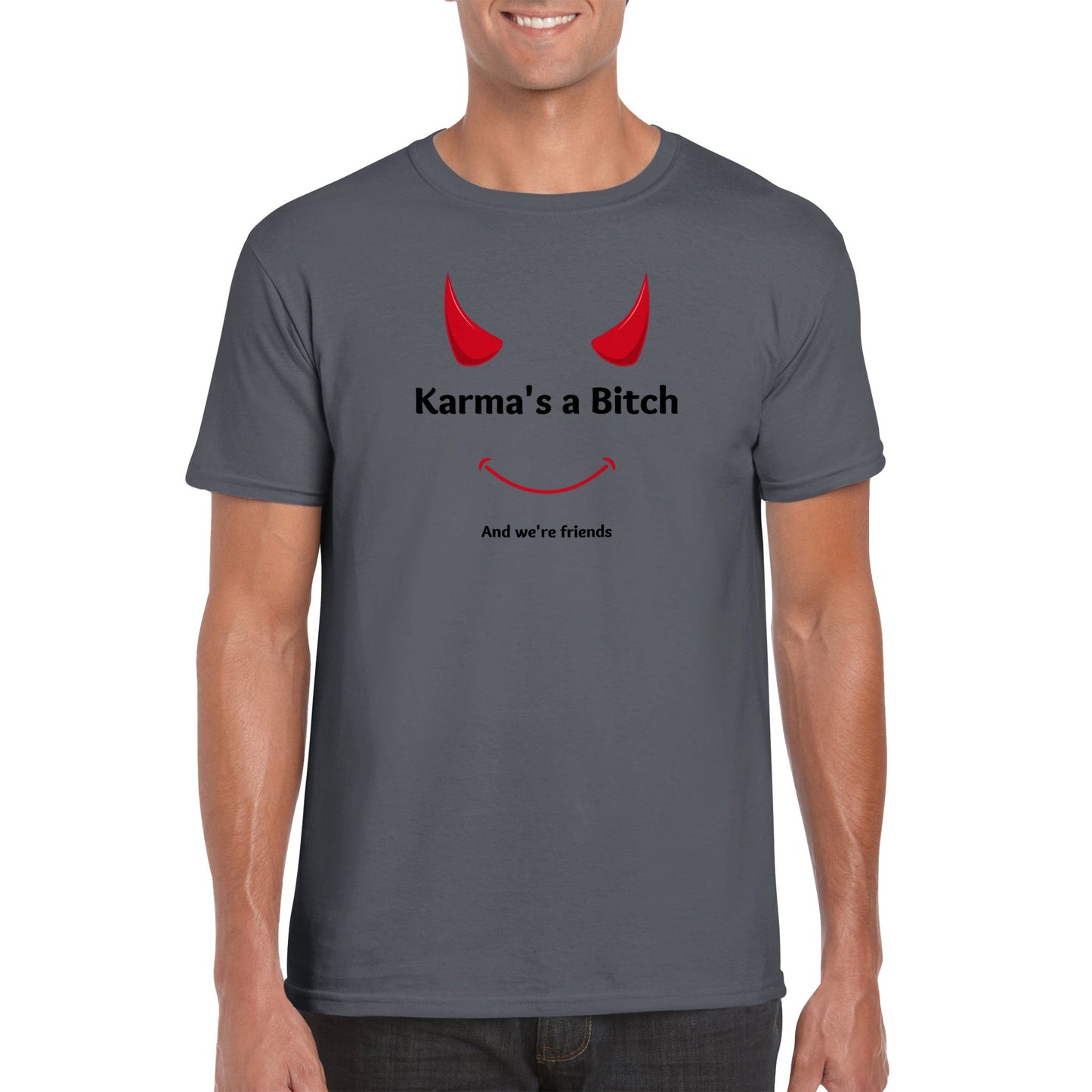 Karma Mens Crewneck T-shirt
