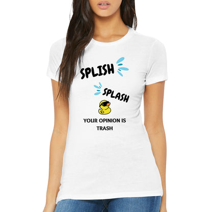 Splish Splash Womens Crewneck T-shirt