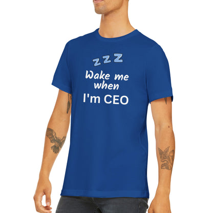 Wake Me Mens Crewneck T-shirt