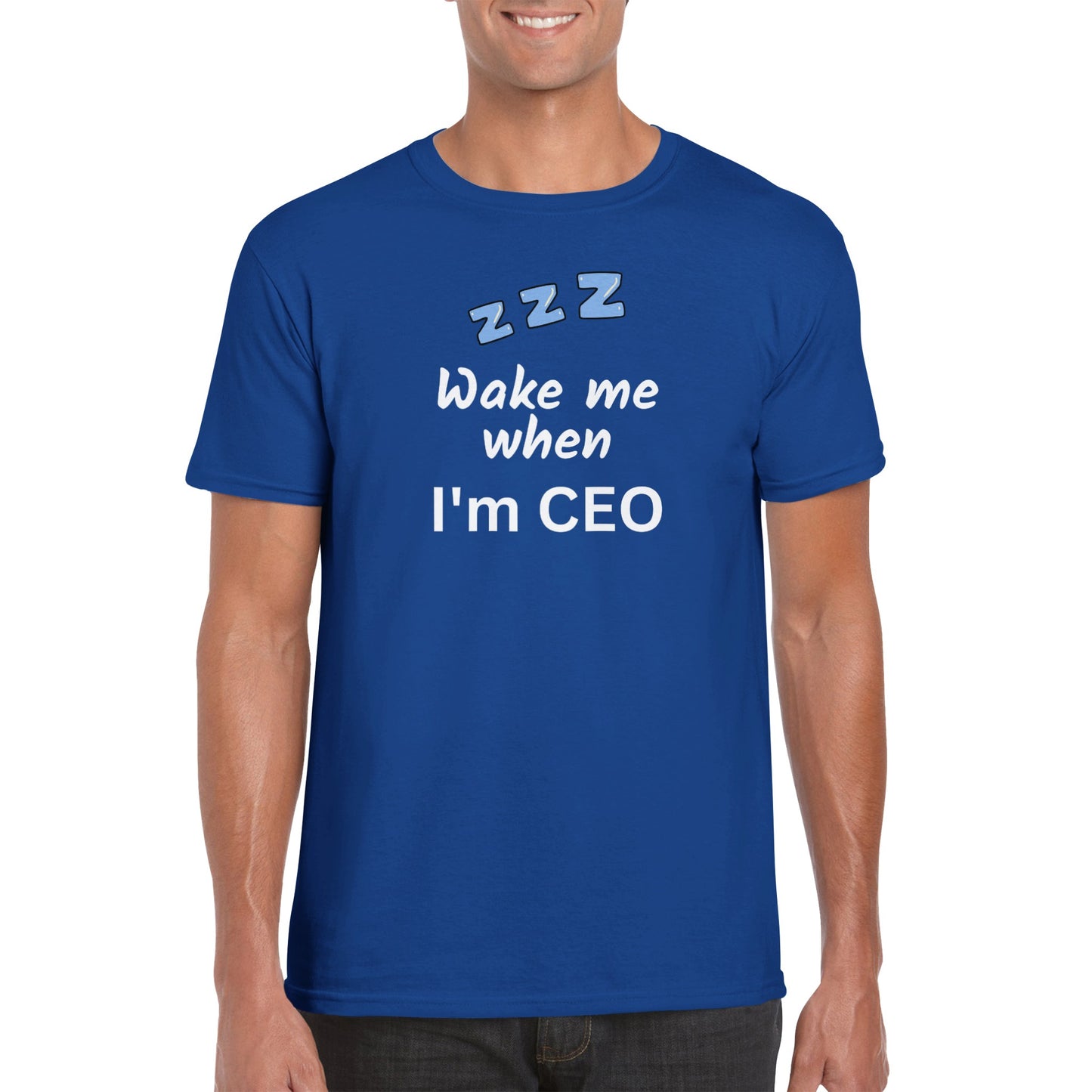 Wake Me Mens Crewneck T-shirt
