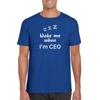 Wake Me Mens Crewneck T-shirt
