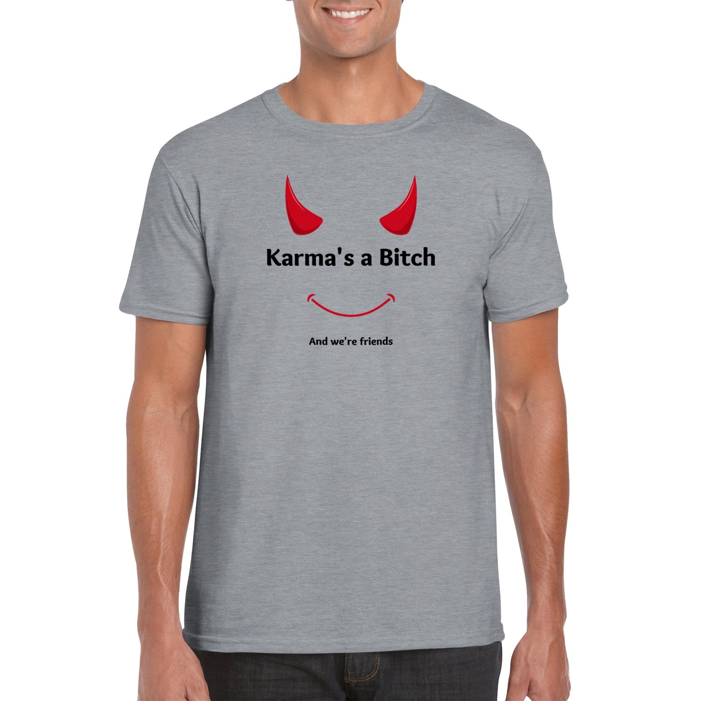 Karma Mens Crewneck T-shirt