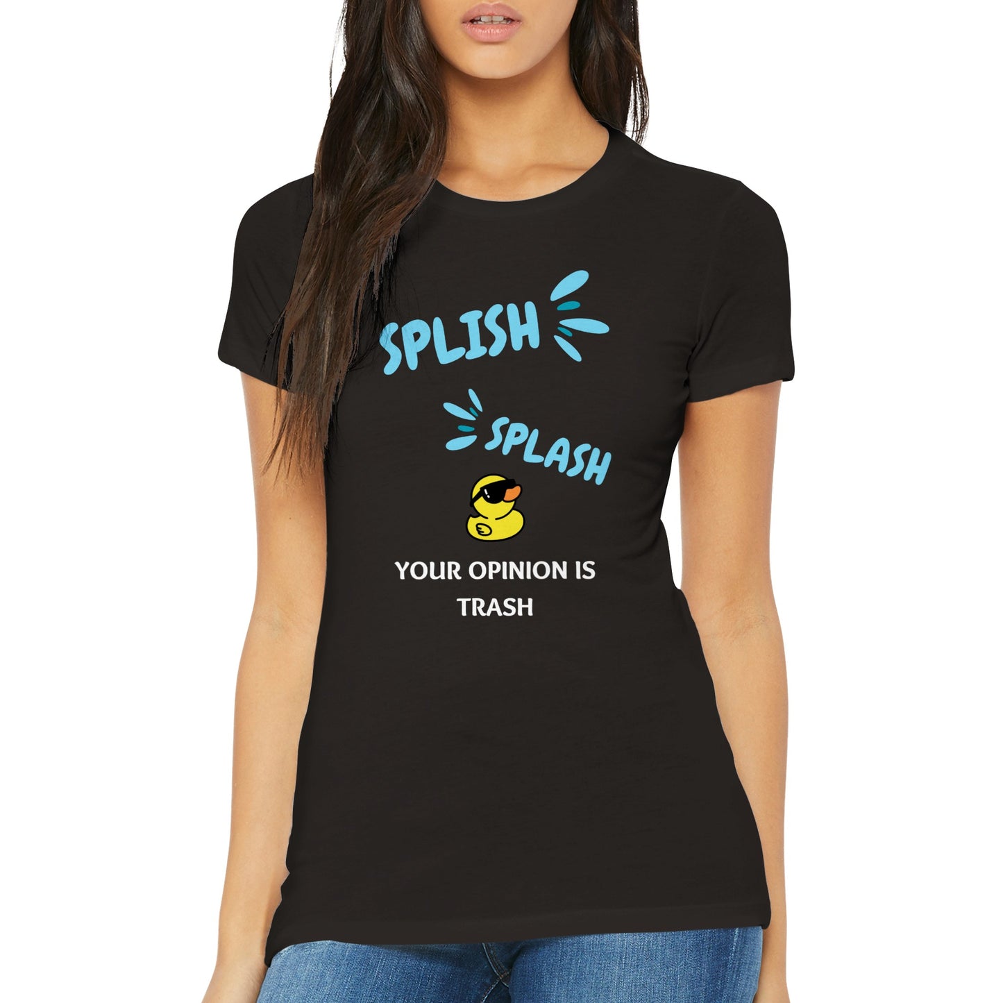 Splish Splash Womens Crewneck T-shirt