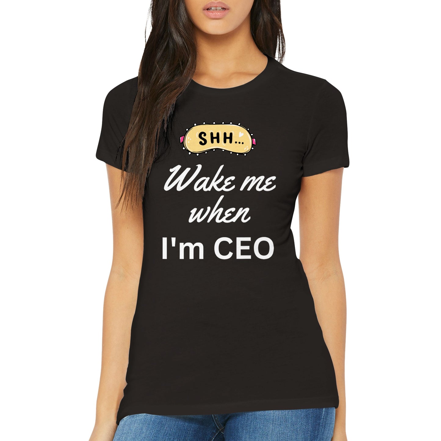 Wake Me Womens Crewneck T-shirt