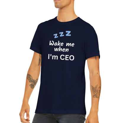 Wake Me Mens Crewneck T-shirt